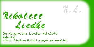 nikolett liedke business card
